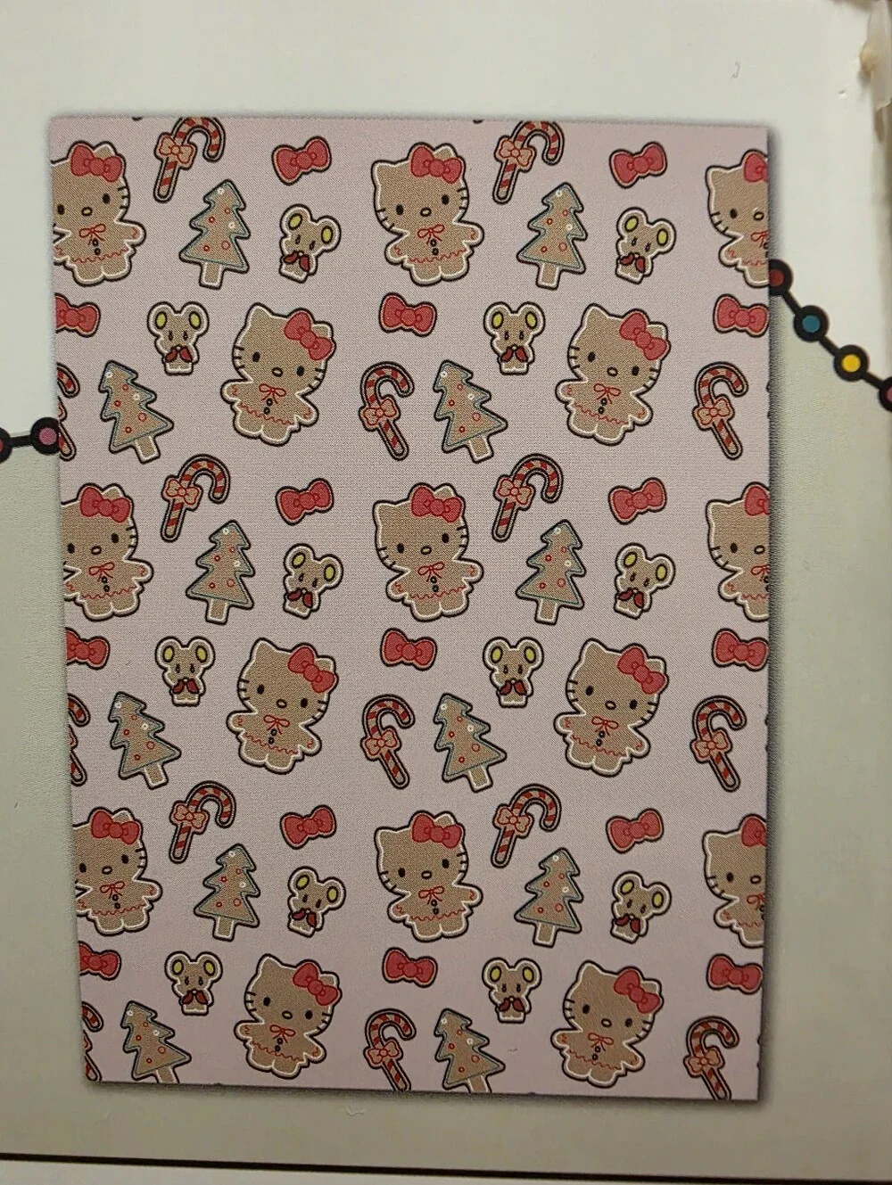 Hello Kitty Pink Holiday Print Plush Throw Blanket